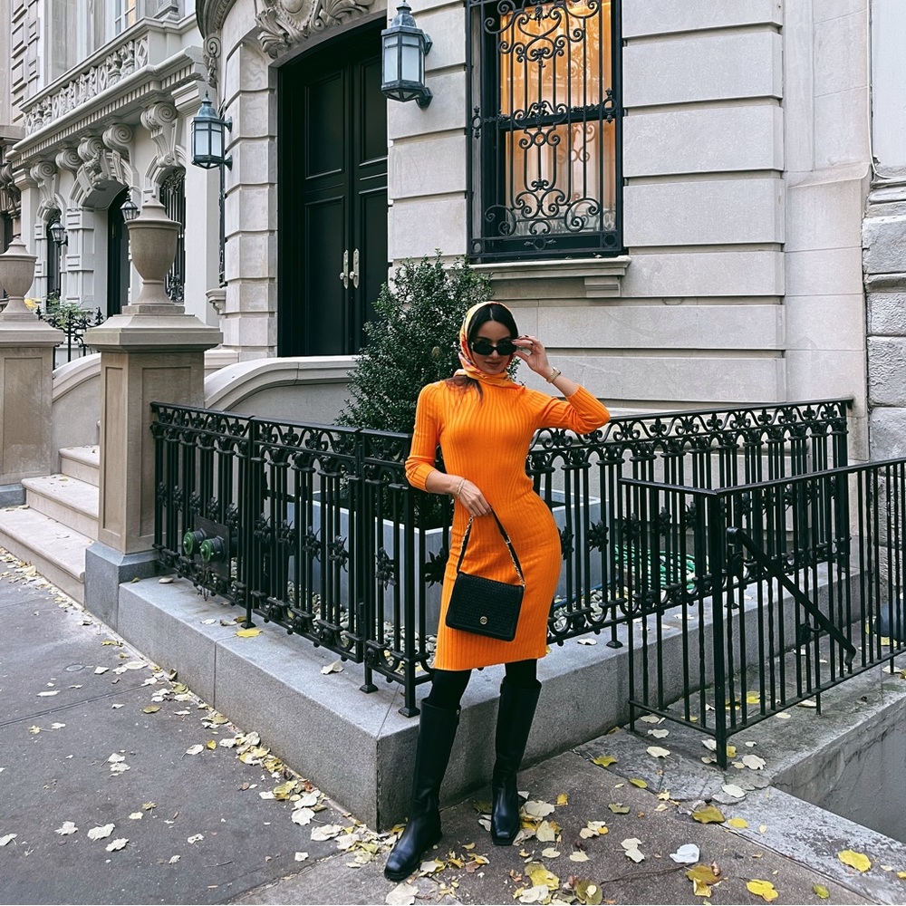 Women's Long Sleeve Sweater Dress - A New Day